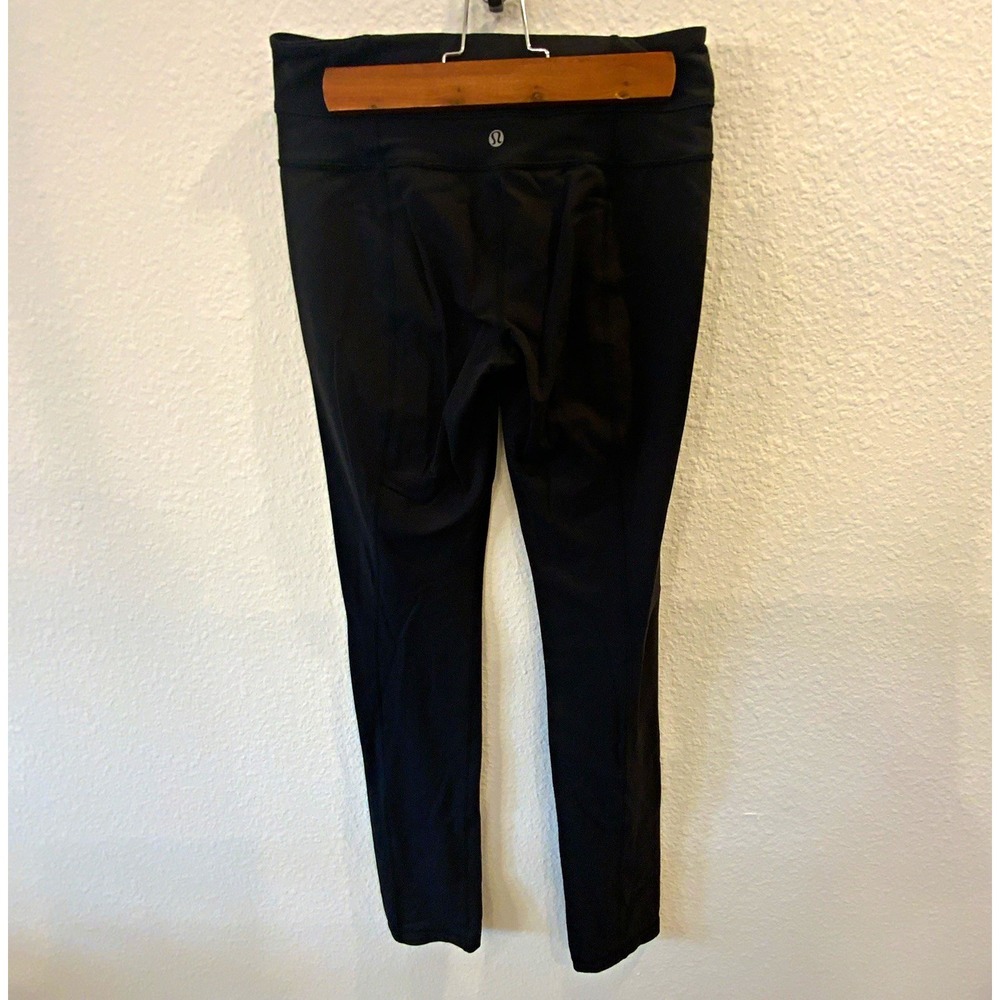 lululemon athletica Wunder Under High Rise Ankle Leggings Black 8 25"